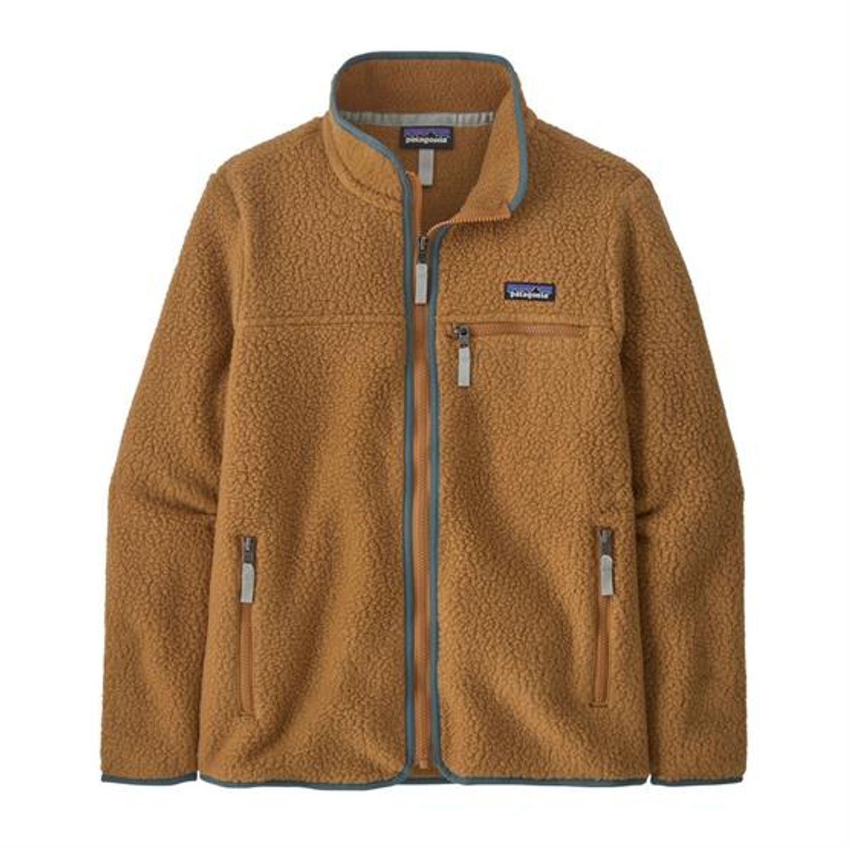 Patagonia Womens Retro Pile Jacket, Nest Brown / Nouveau Green