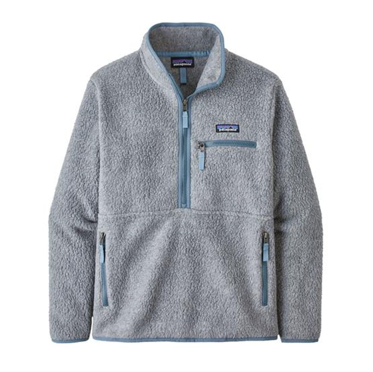 Patagonia Womens Retro Pile Marsupial, Salt Grey /Plume Grey