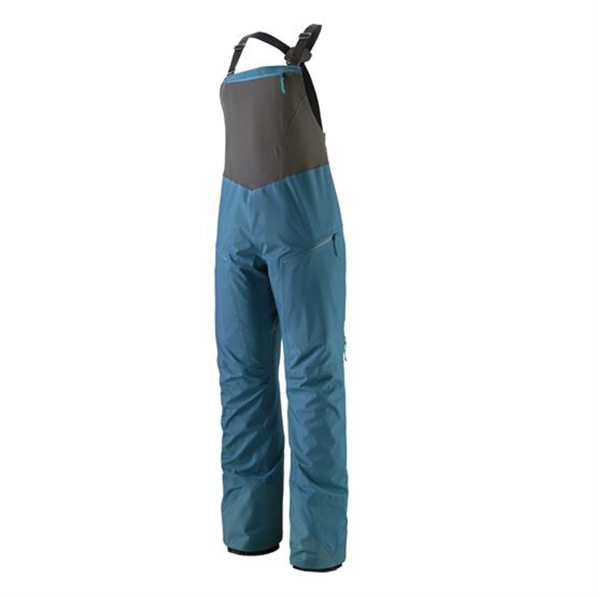 Patagonia Womens Snowdrifter Bibs, Wavy Blue