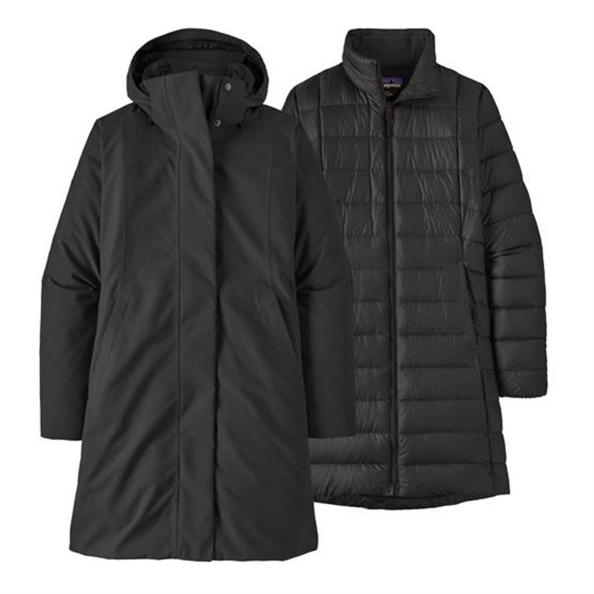 Patagonia Womens Tres 3-in-1 Parka, Black