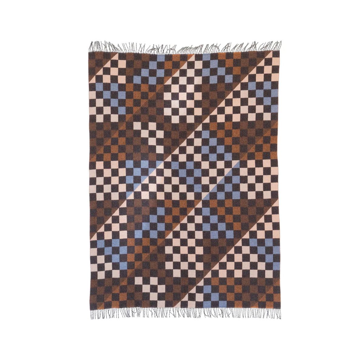 Patch Plaid, saffron/blue/white fra raawii