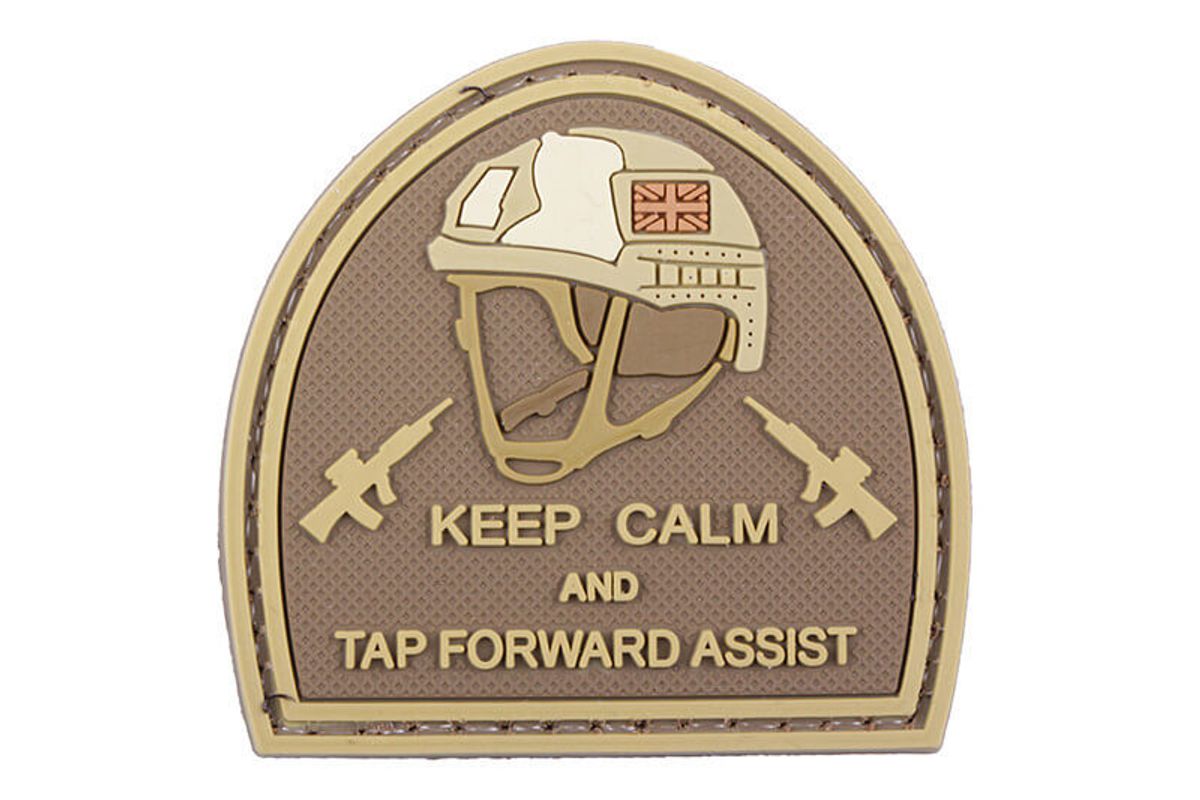 Patch PVC, Keep Calm and Tap Forward