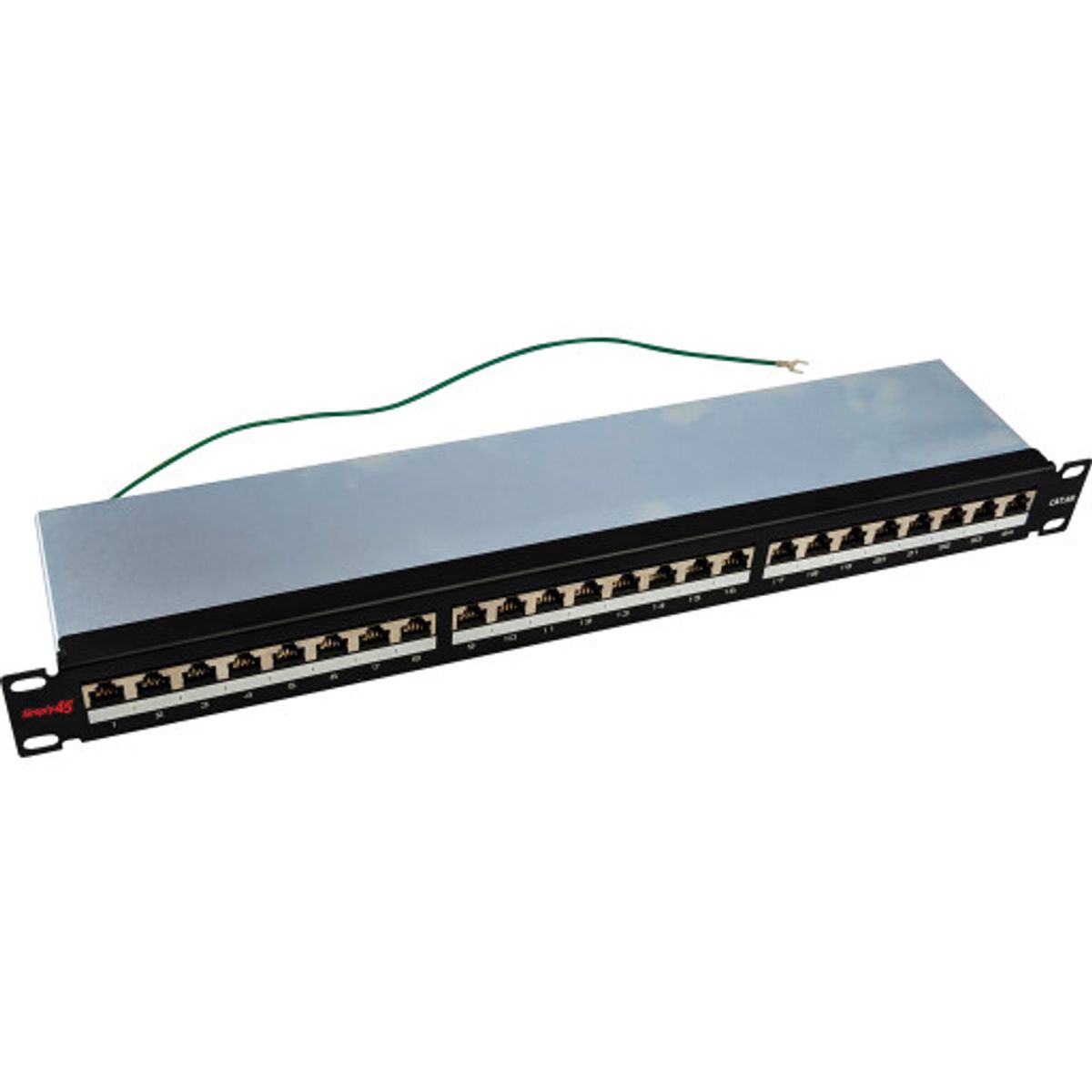 PATCHPANEL 24 PORT STP 10G LO.