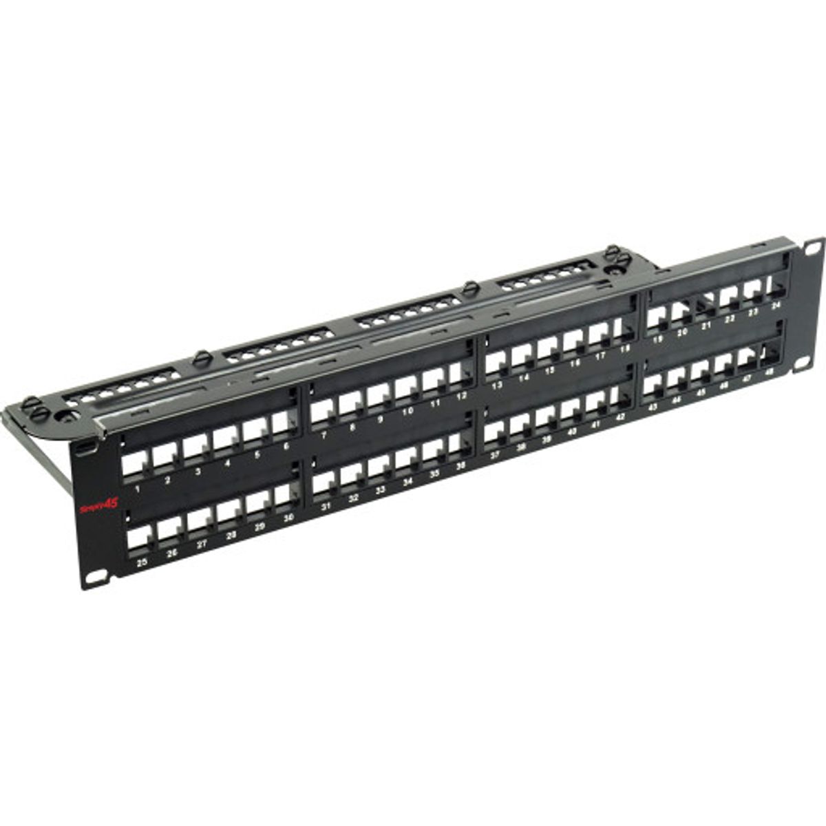 PATCHPANEL 48 PORT UNLOADED 2U