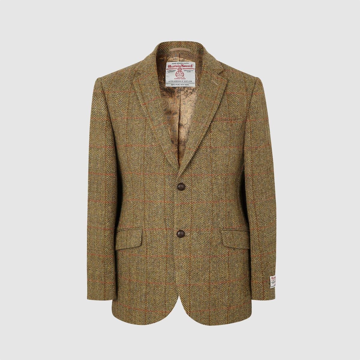 Patrick blazer, mustard herringbone, Harris Tweed - 38 UK