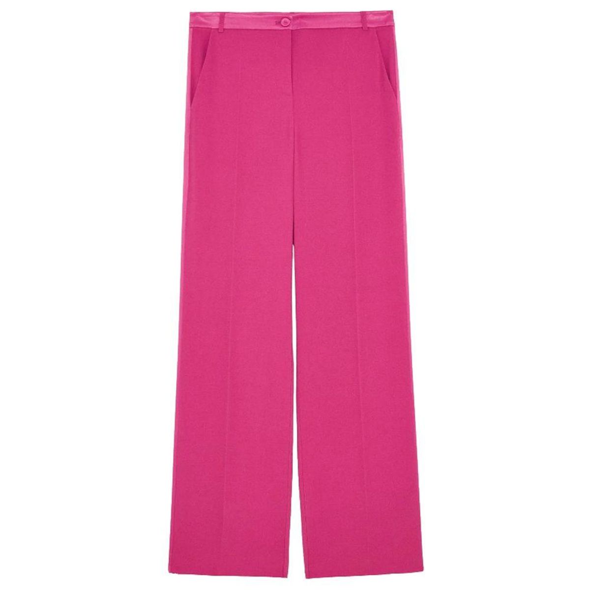 Patrizia Pepe Elegant Fuchsia Palazzo Trousers