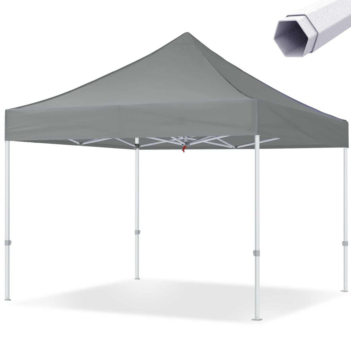 Pavillon Easy Up - 3x3m - Stål - Premium - Beige