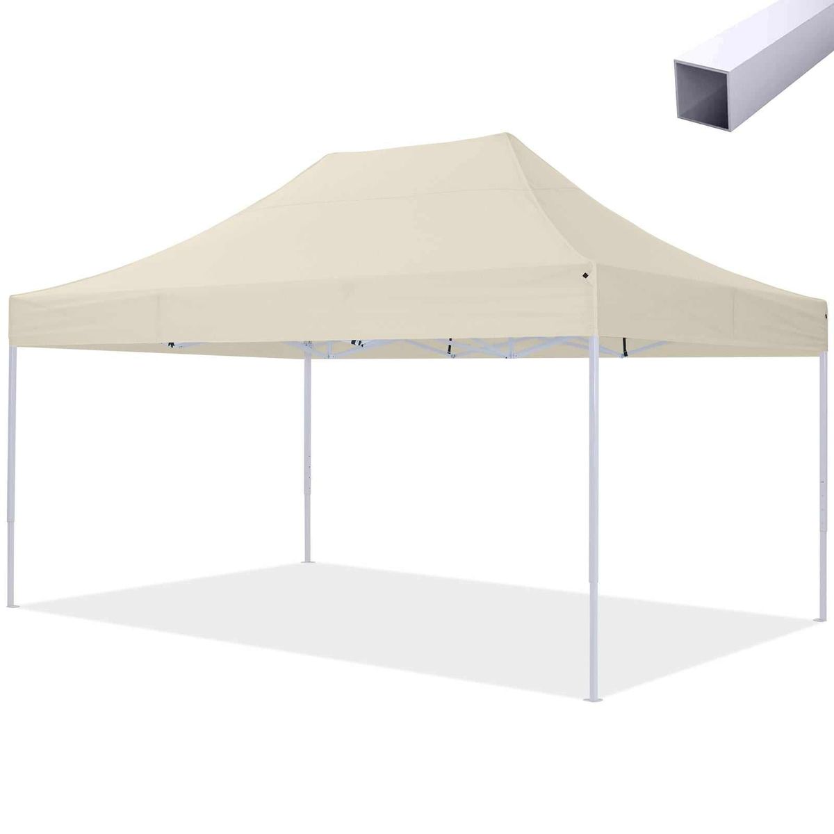 Pavillon Easy Up - 3x4,5m - Stål - Basic - Grøn