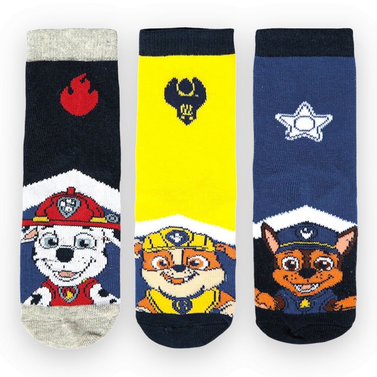 Paw Patrol 3-pk. Strømper Str. 27-30