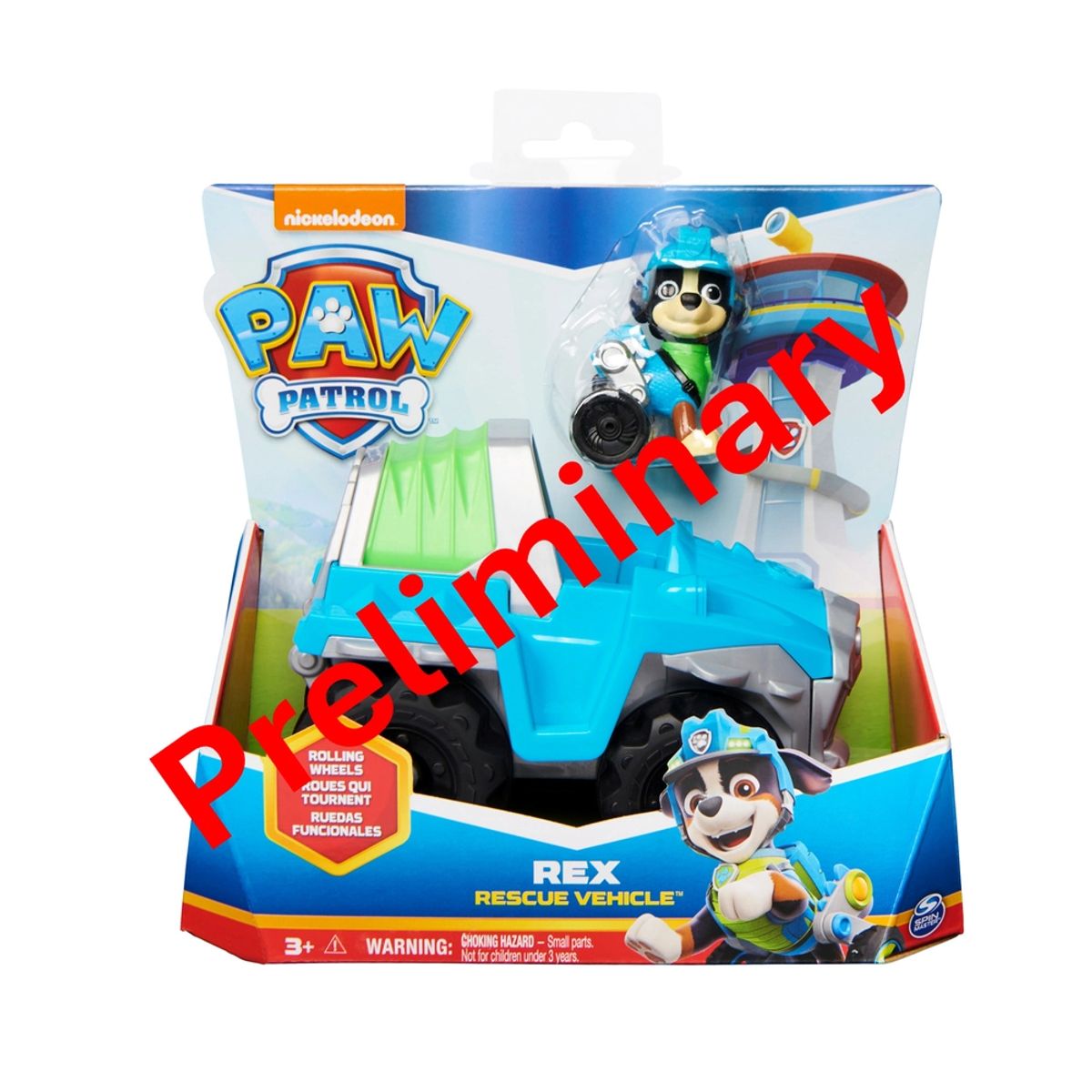 Paw Patrol Basisbil 2.0 - Rex