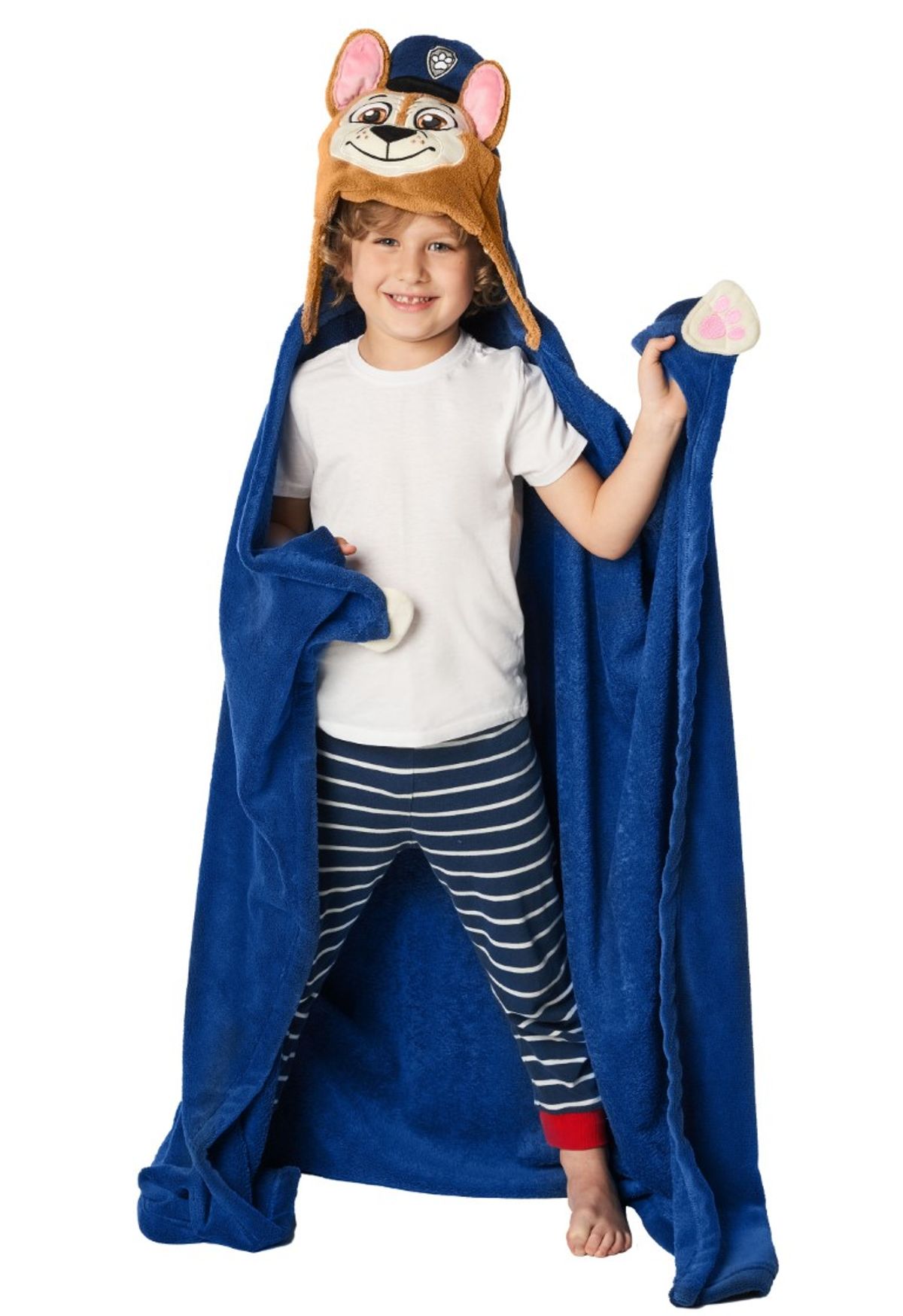 Paw Patrol Chase Luksus Poncho med hætte