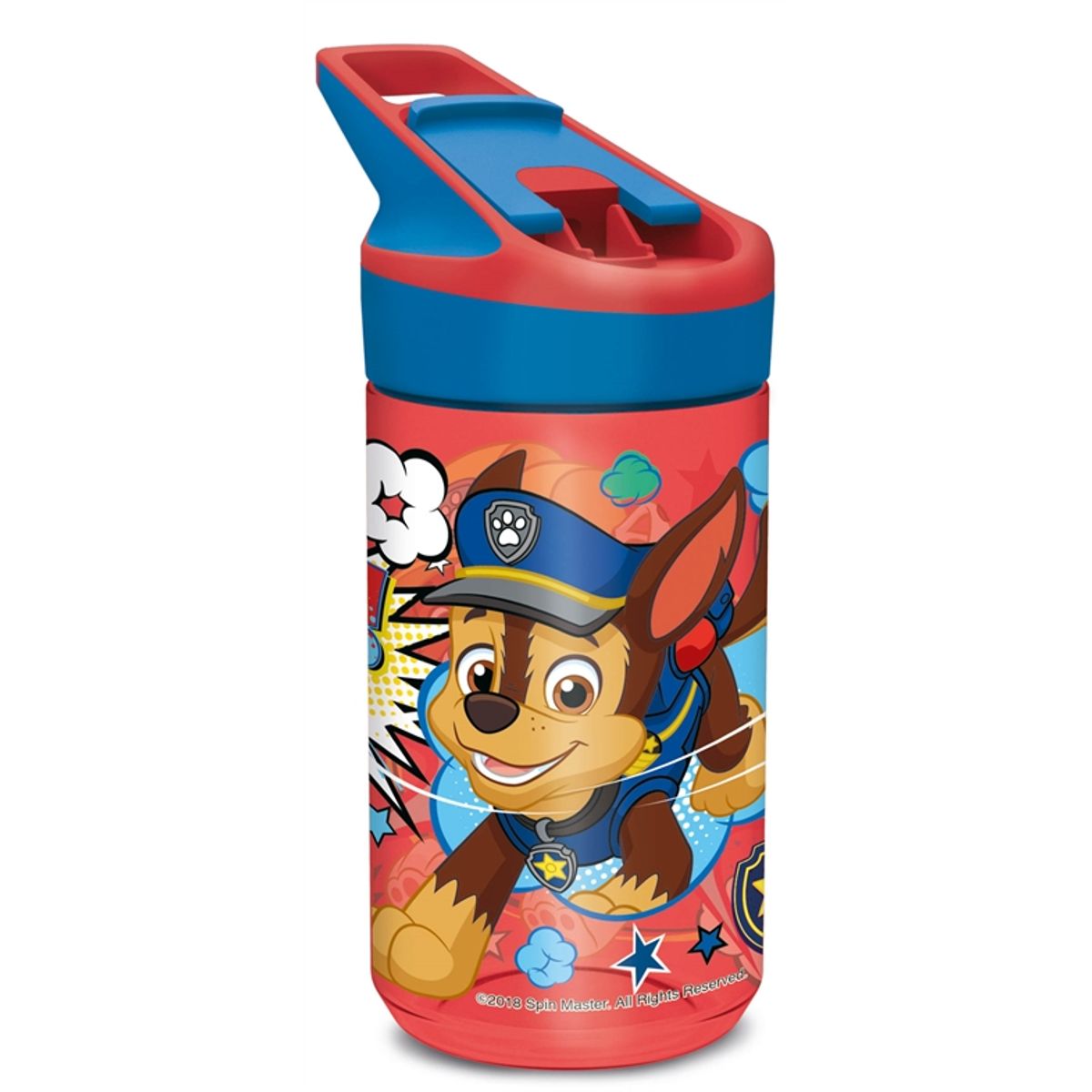 Paw Patrol - Drikkedunk med flipfunktion og sugerør - Chase og Rubble