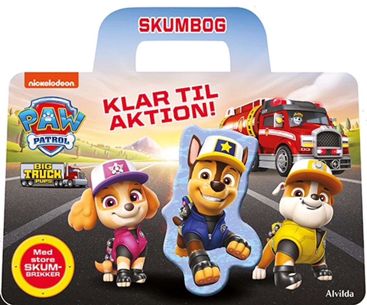 Paw Patrol - Klar til aktion (skumbog med brikker)