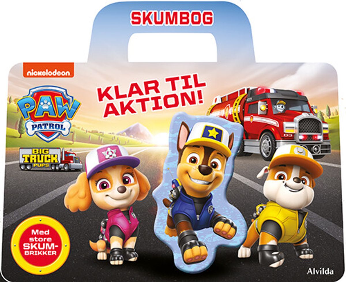 Paw Patrol - Klar Til Aktion (skumbog Med Brikker) - Bog