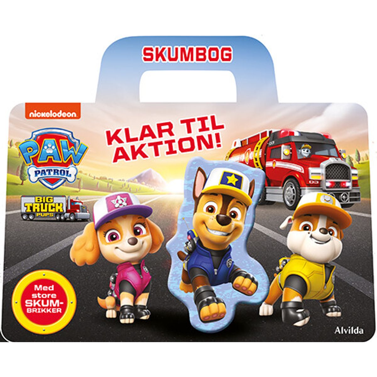 Paw Patrol - Klar Til Aktion (skumbog Med Brikker) - Bog