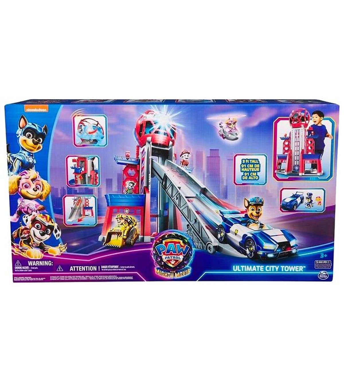 Paw Patrol Legesæt m. Lys/Lyd - 91 cm - Movie 2 - Ultimate City