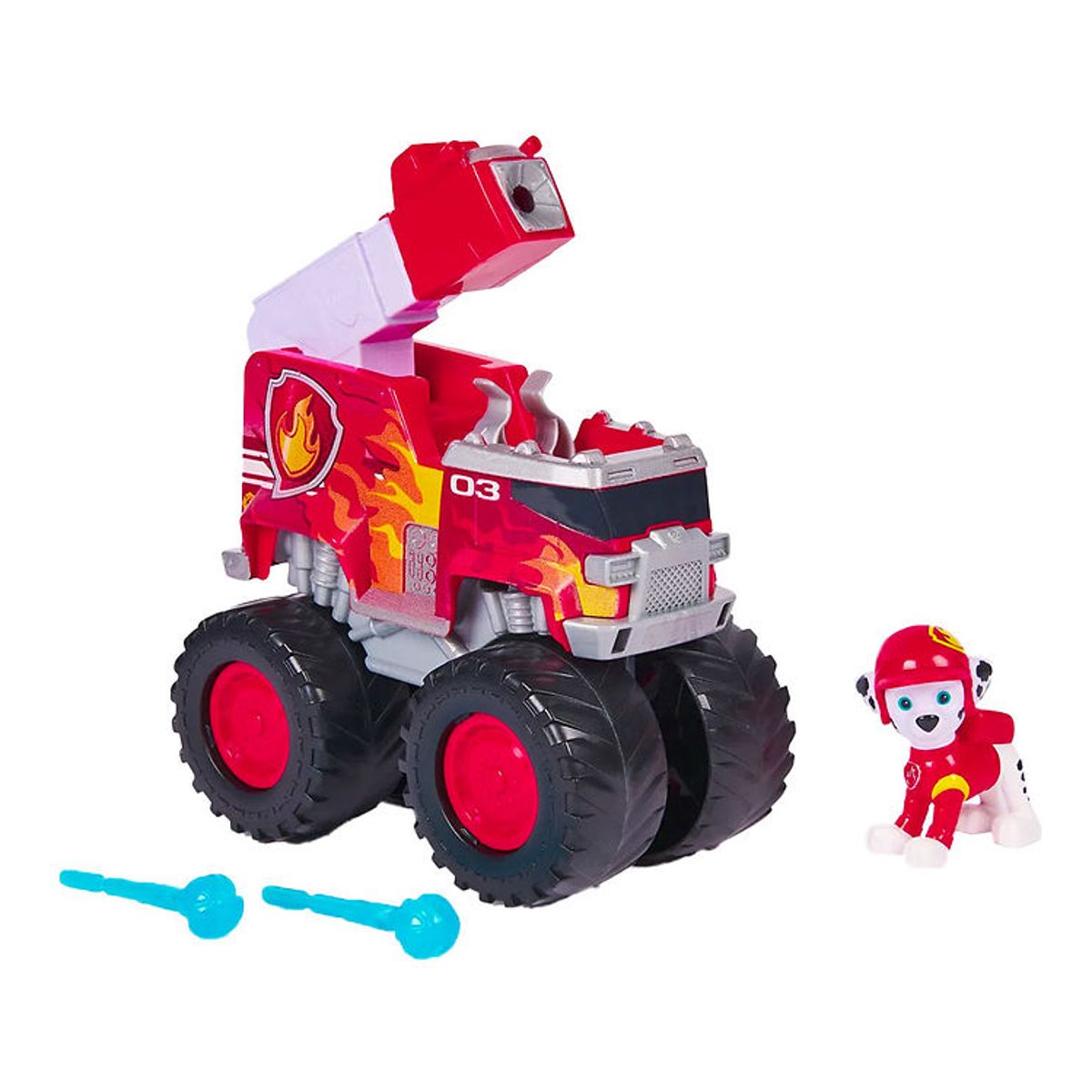 Paw Patrol Legetøjsbil - 15 cm - Rescue Wheels Brandbil m. Marsh