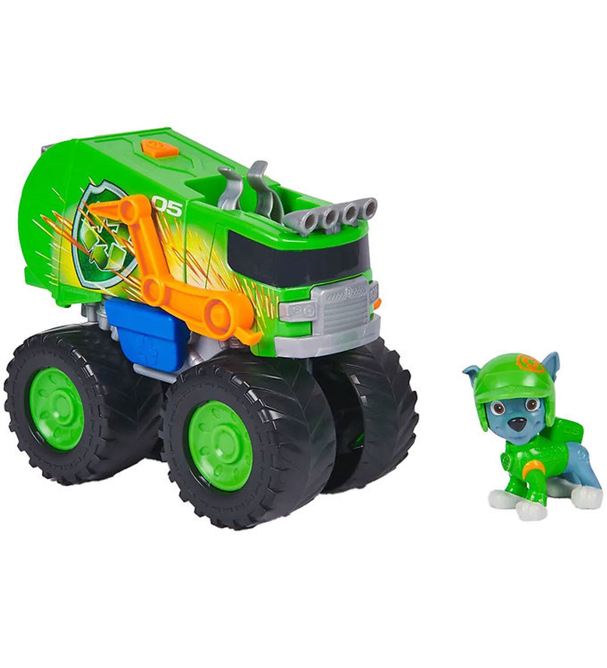 Paw Patrol Legetøjsbil - 15 cm - Rescue Wheels Skraldebil m. Roc