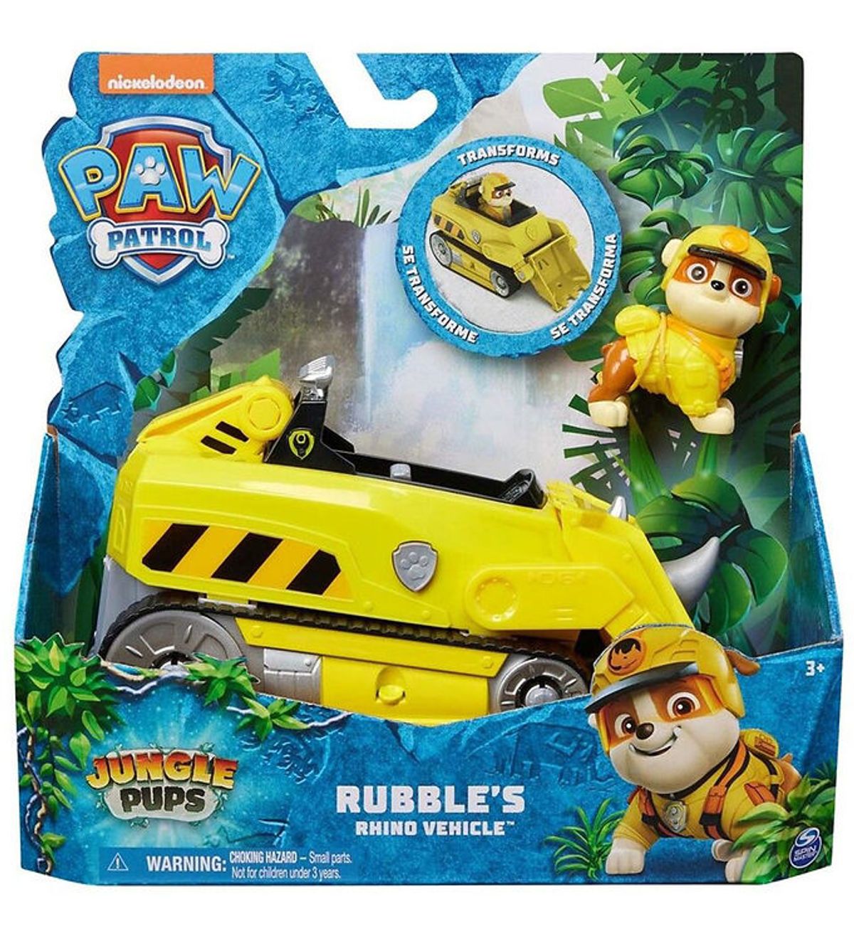 Paw Patrol Legetøjsbil - 20 cm - Rubble's Rhino Vehicle