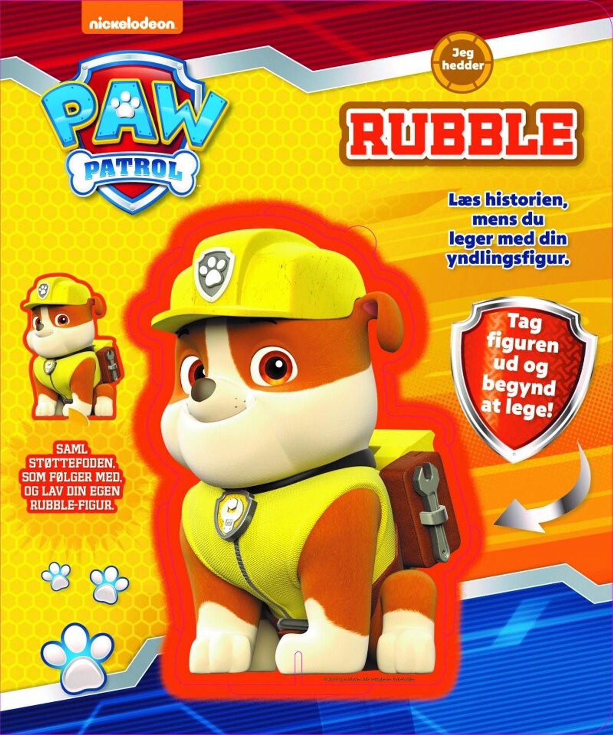 Paw Patrol - Rubble - Figur Og Historie - Diverse - Bog