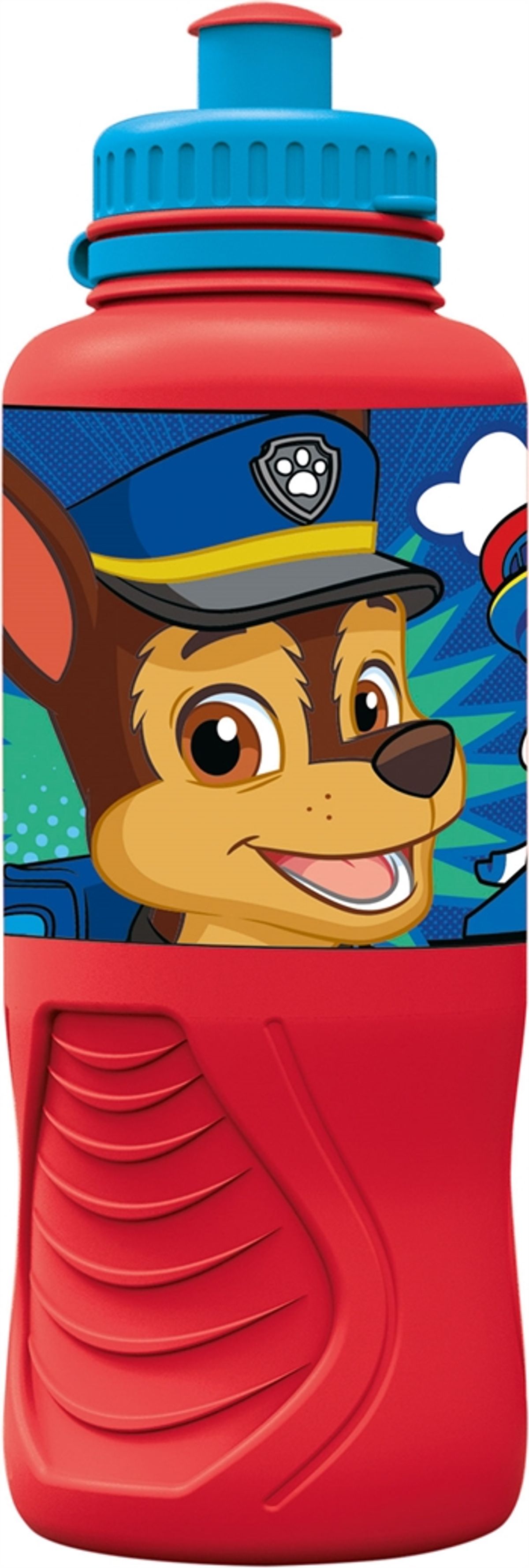 Paw Patrol rød drikkedunk - Drikkedunk med tud til børn - Marshall og Chase