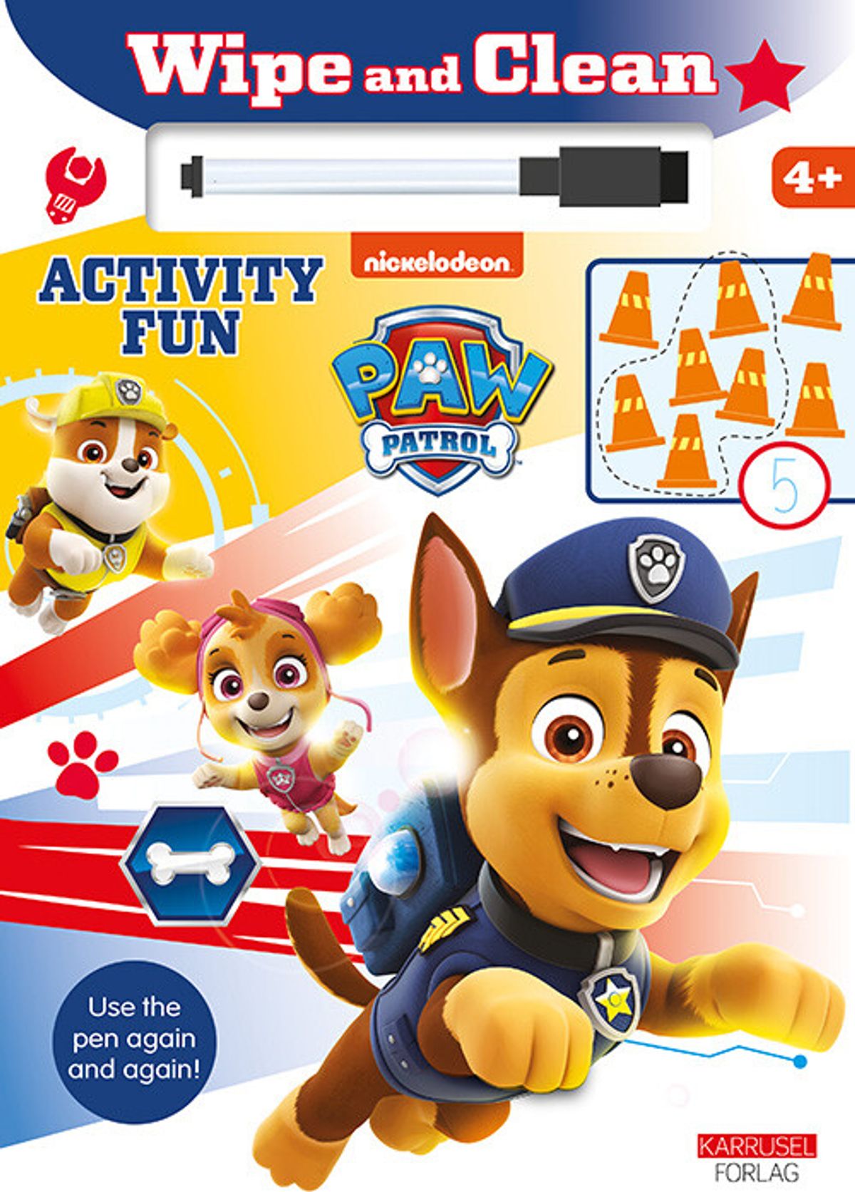 Paw Patrol - Skriv Og Visk Ud - Diverse - Bog