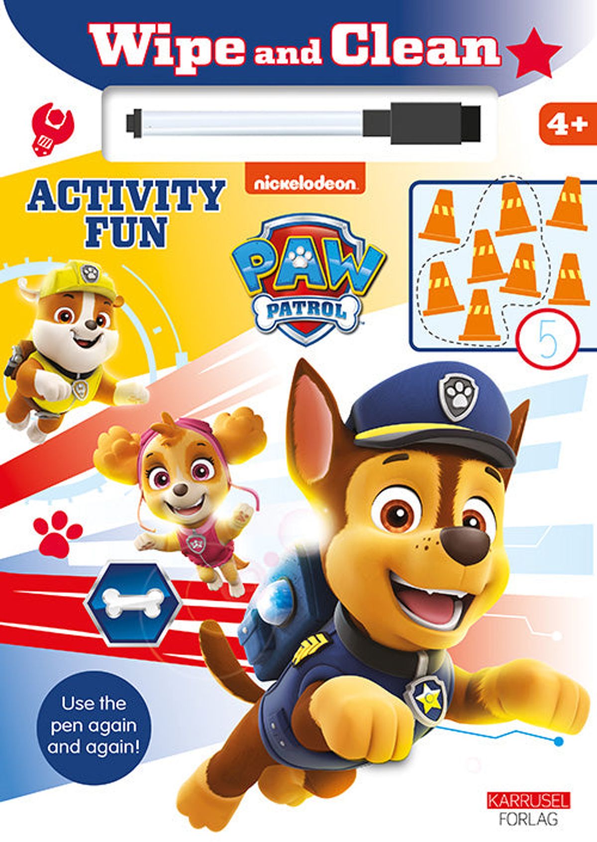 Paw Patrol - Skriv og visk ud