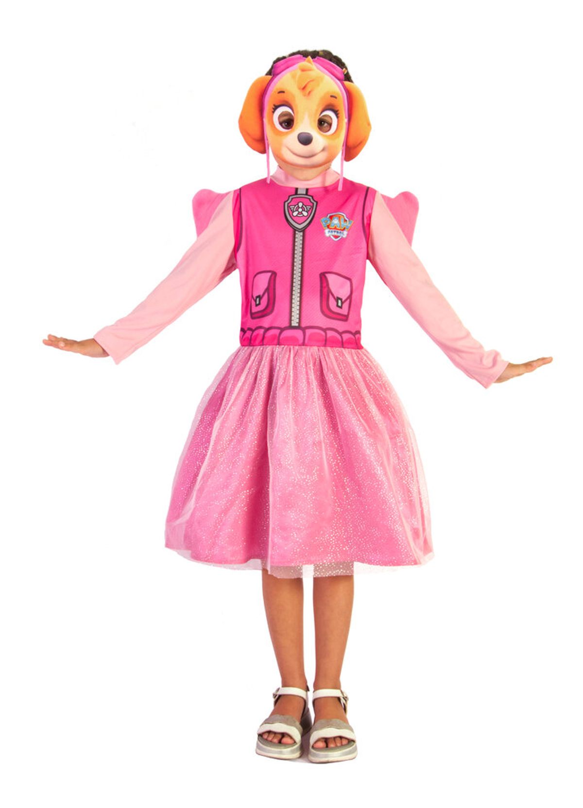 Paw Patrol Skye kostume - ROSA - 3-4 ÅR