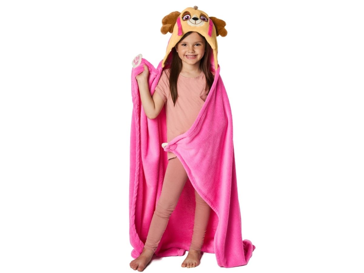 Paw Patrol Skye Luksus Poncho Med Hætte