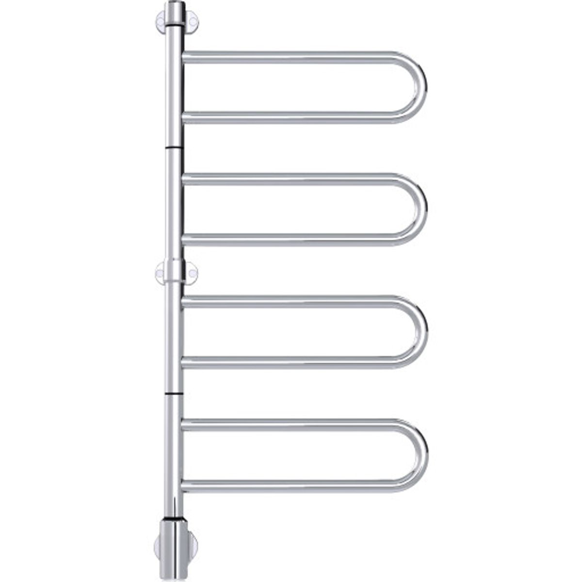 Pax Flex U håndklædetørrer, el, 45,4x95,2 cm, rustfrit stål