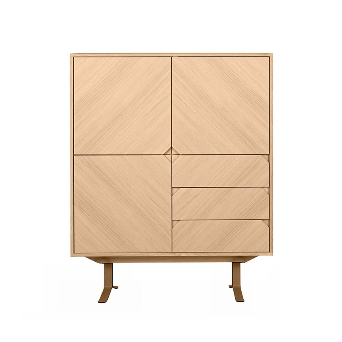 PBJ Galaxy highboard - m/3 låger og 3 skuffer