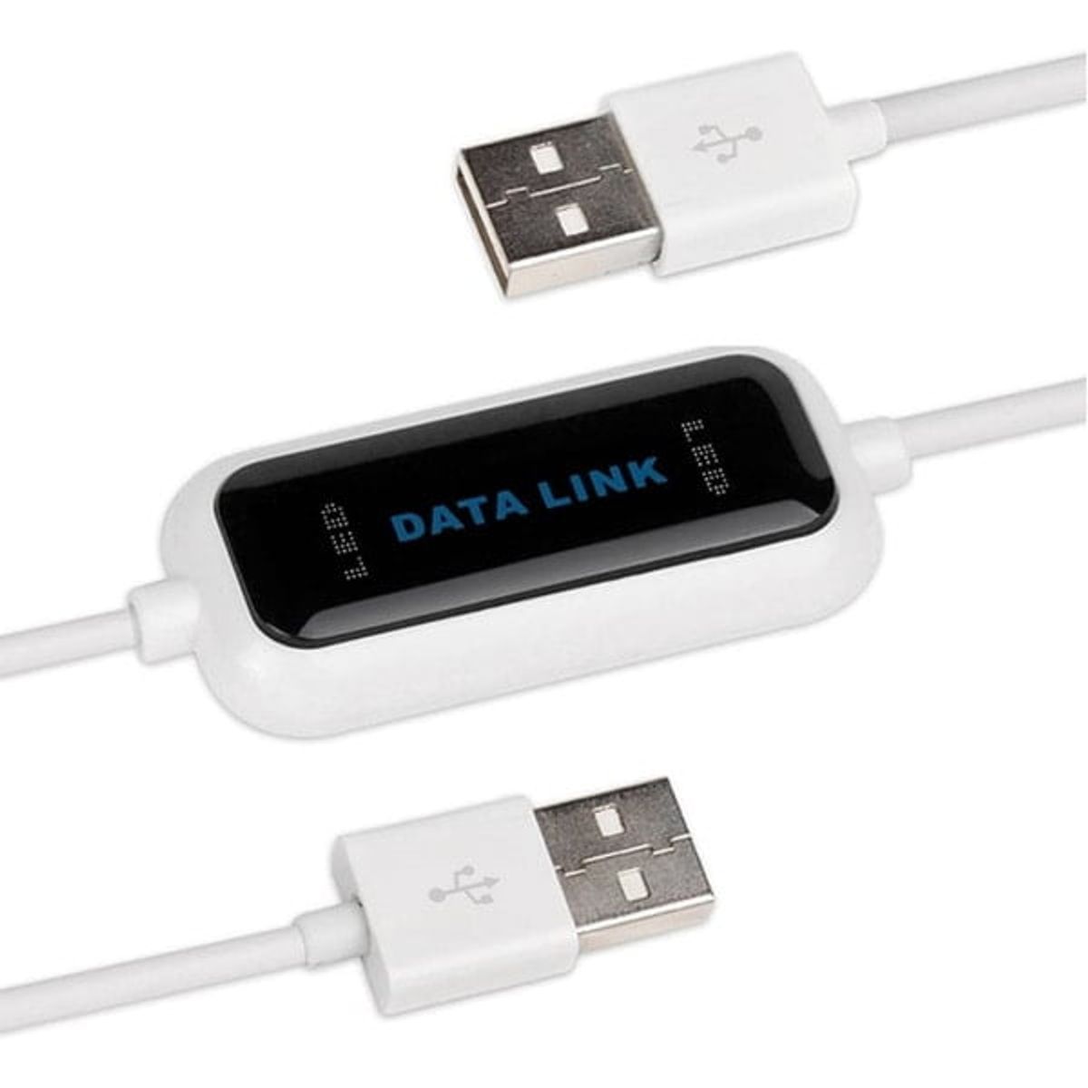 PC Data Link kabel. USB 2.0. Overfør fra PC til PC. 165cm.