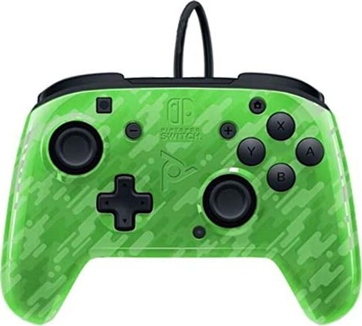 Pdp - Nintendo Switch Controller - Face-off - Camo Grøn