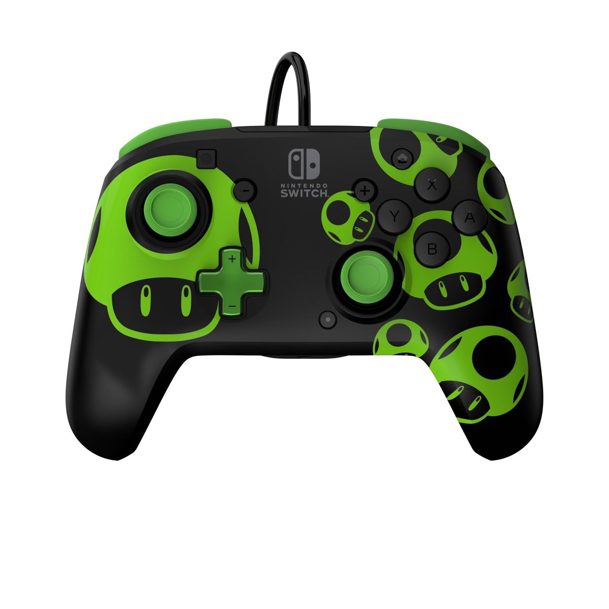 PDP Rematch Kablet Controller - 1Up Glow In The Dark