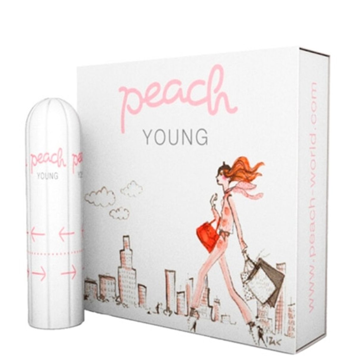 Peach Young Normal Tamponer - 4 stk