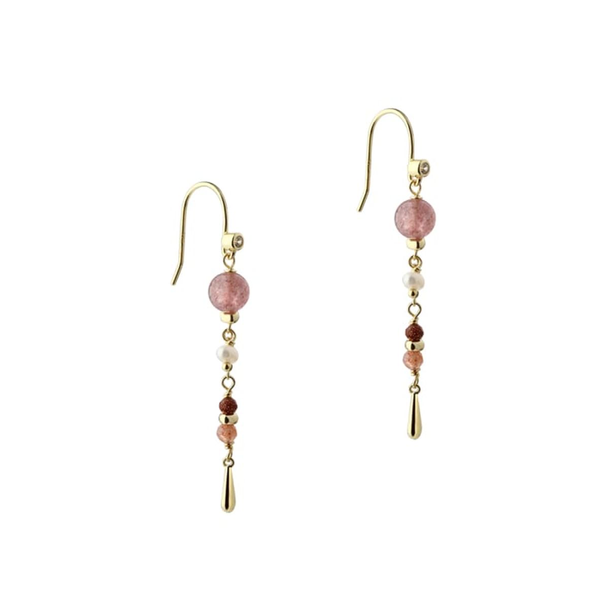 PEACHY EARHOOK | GOLDEN