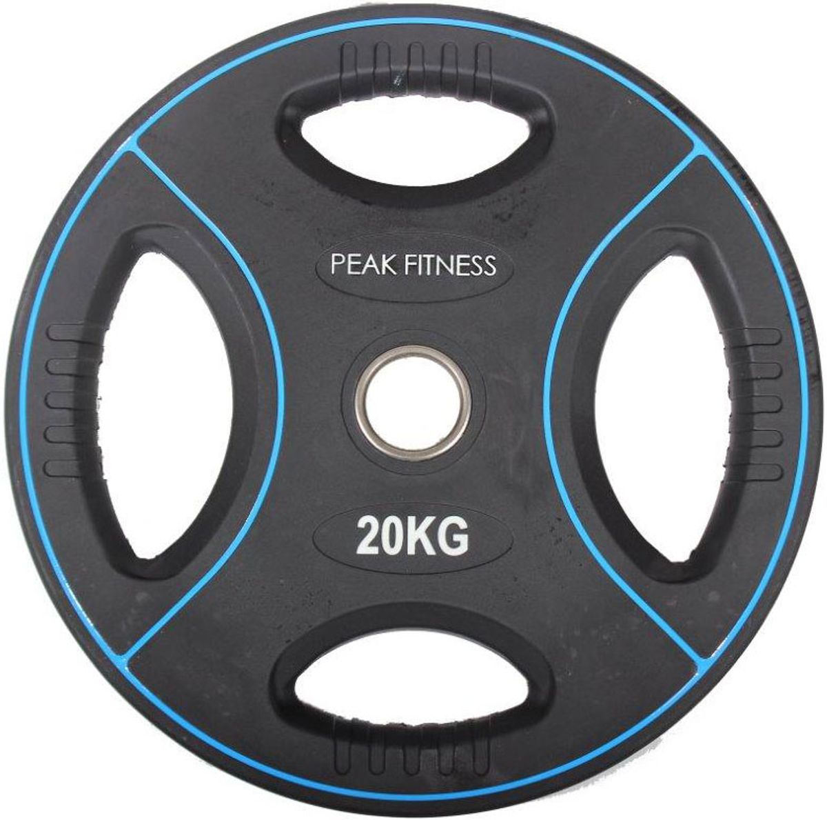 Peak Fitness - 50 mm vægtskive Poly Urethane - 20 kg