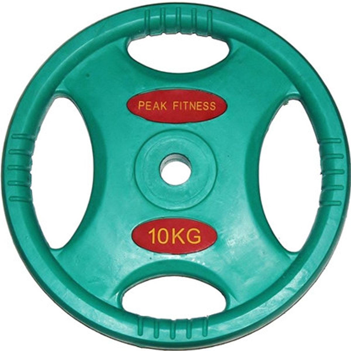 Peak Fitness - vægtskive - 30mm - Gummi - 10 kg