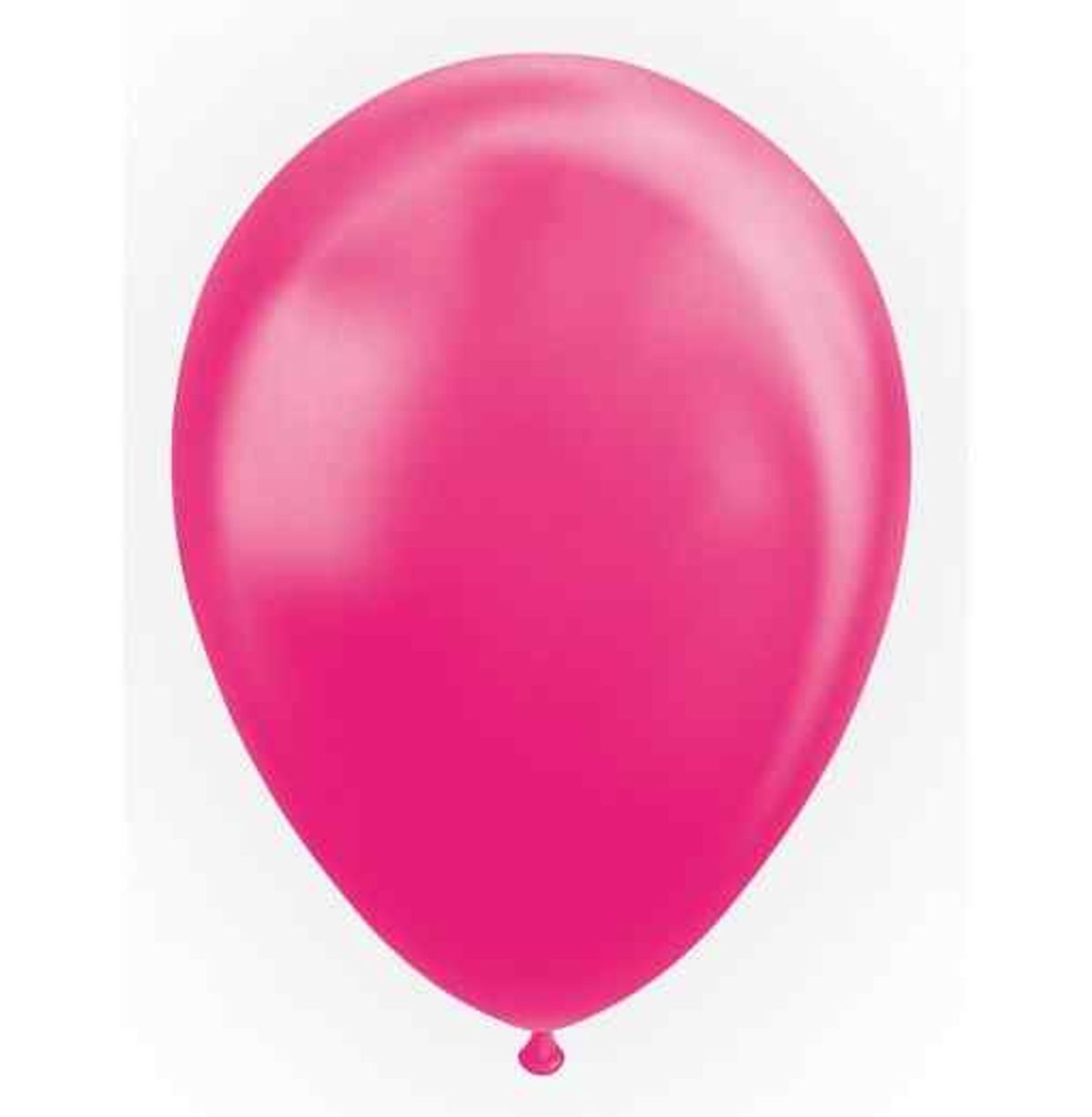 Pearl 12" / 30 cm - 25 stk. Hot Pink - Ensfarvede latexballoner