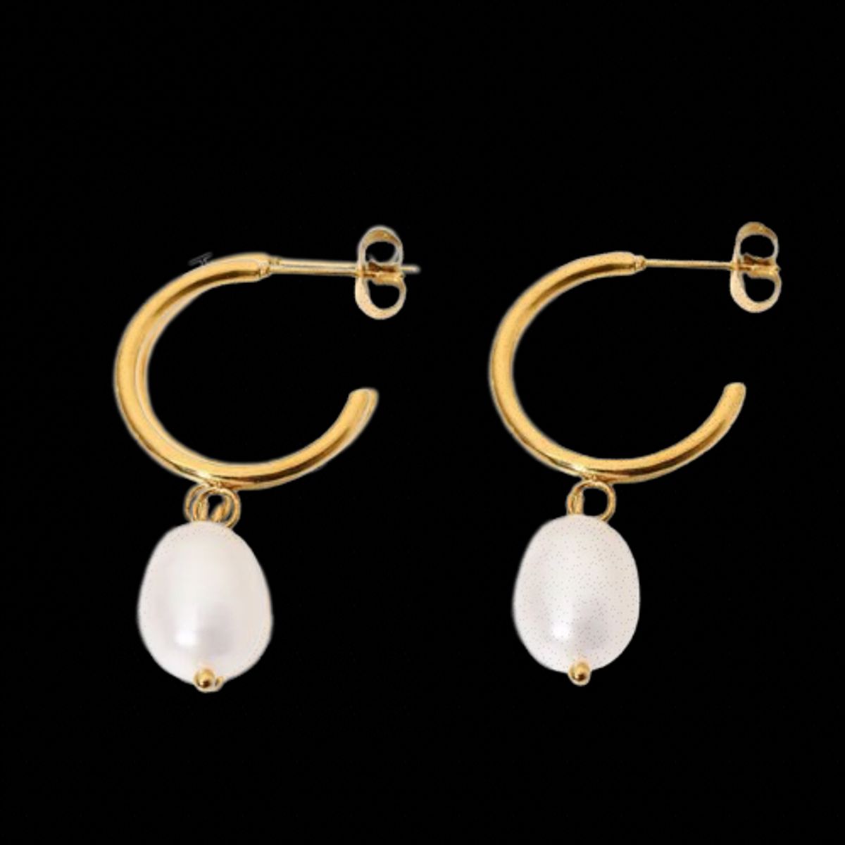 Pearl Hoops