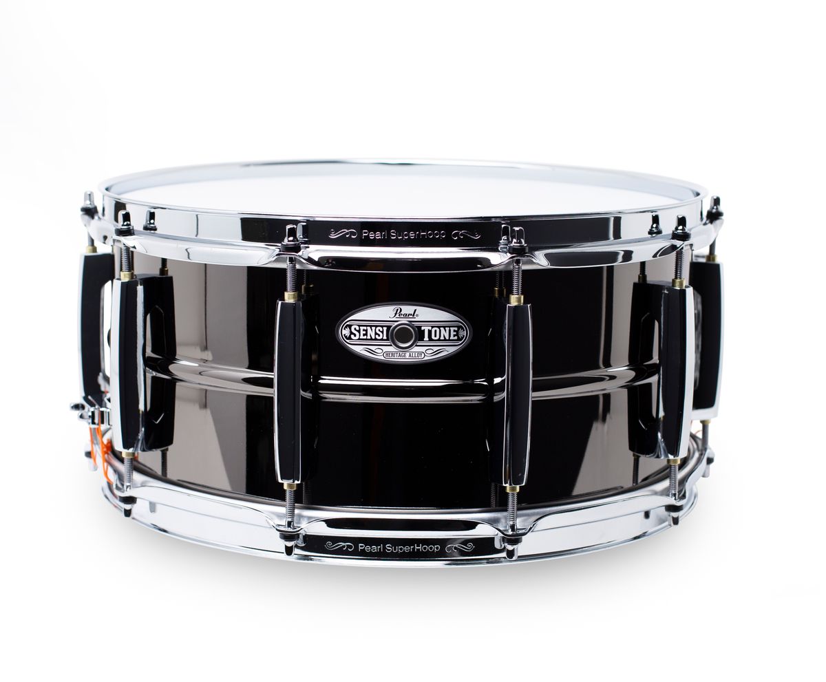 Pearl SensiTone 14x6,5" Messing Lilletromme (Sort Nikkel)