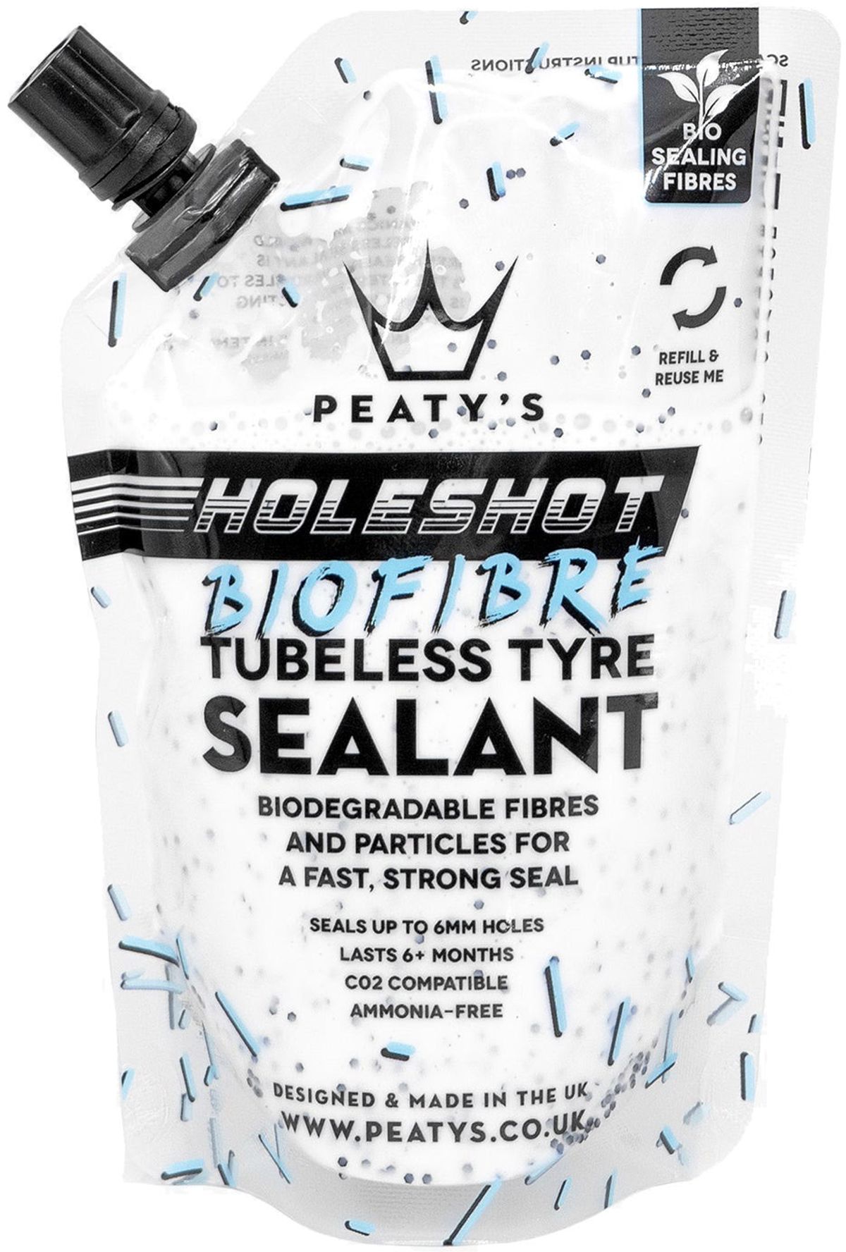 Peaty's Holeshot BioFibre Tubeless Sealant 120ml