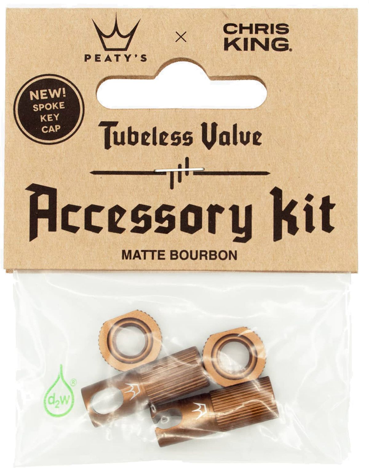 Peaty's x ChrisKing Tubeless Valves Kit - Bourbon