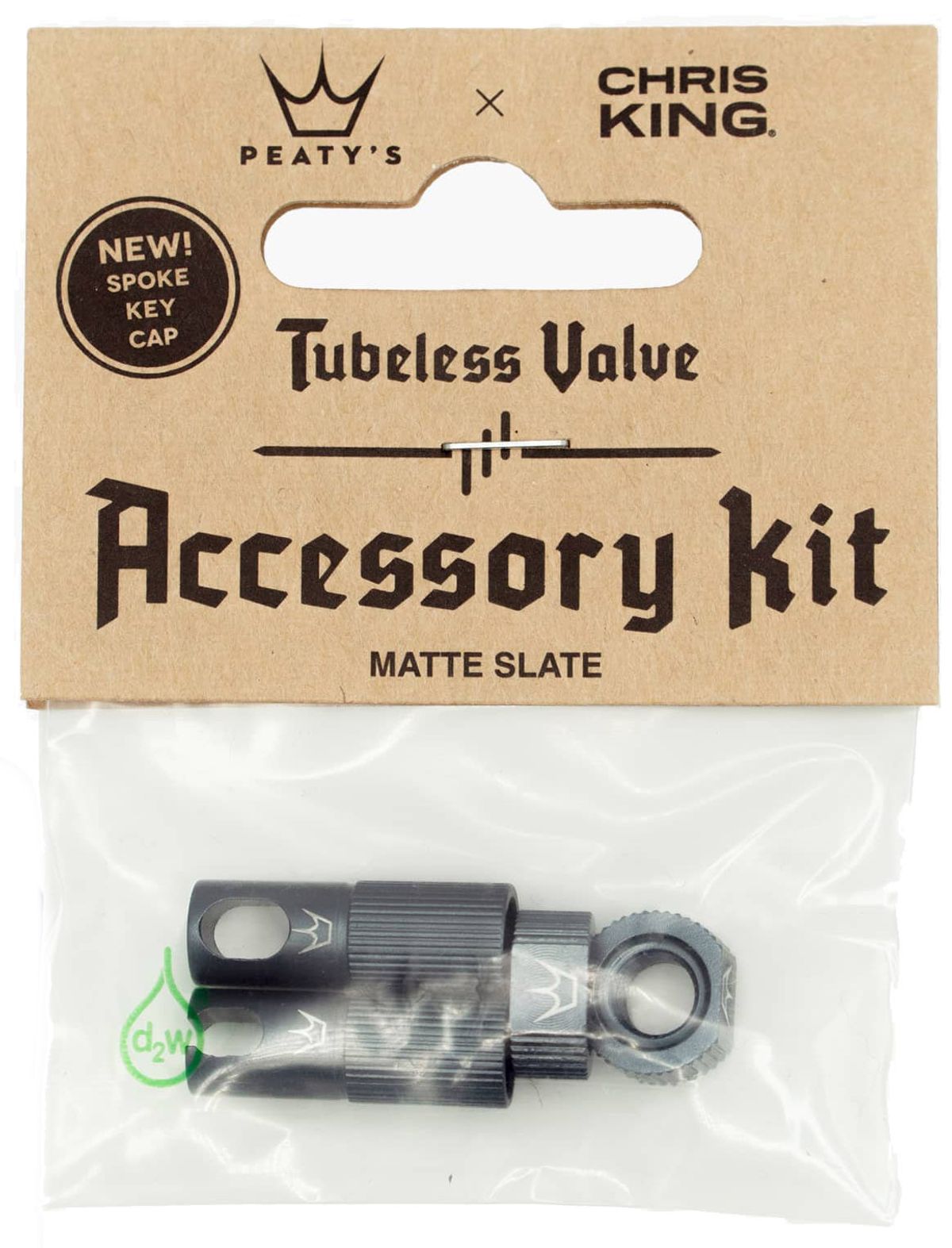 Peaty's x ChrisKing Tubeless Valves Kit - Slate