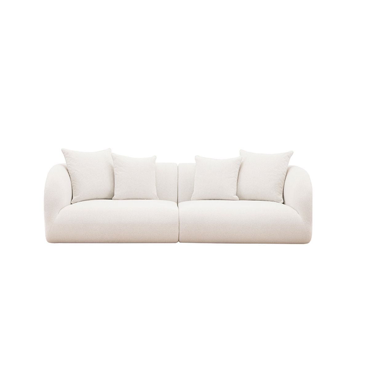 Pebble 3 pers. sofa - stof