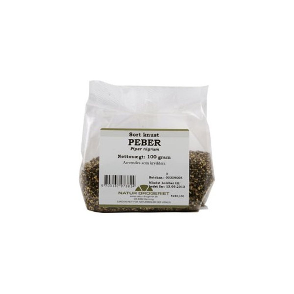 Peber sort knust - 100 gram - Natur Drogeriet