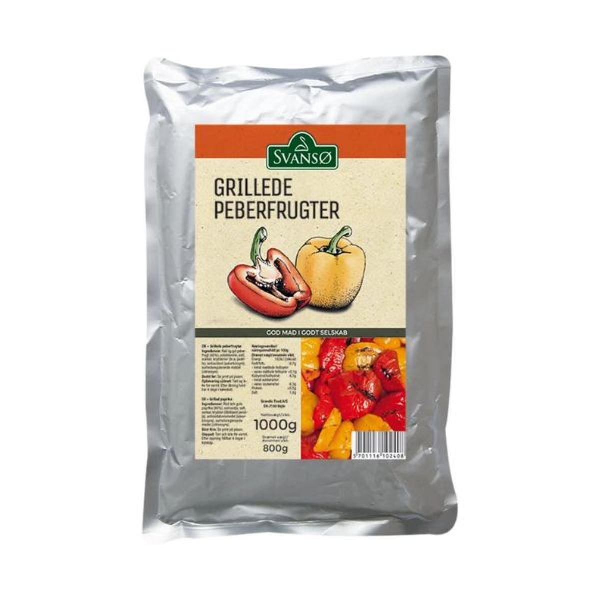 Peberfrugt Grillet Ps 1 Kg