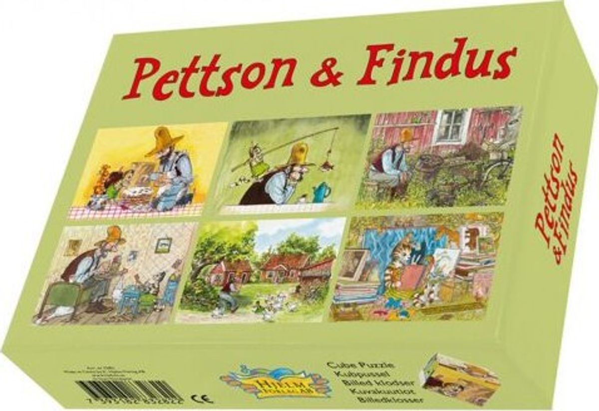 Peddersen Og Findus - Puslespil Klodser - 12 Klodser