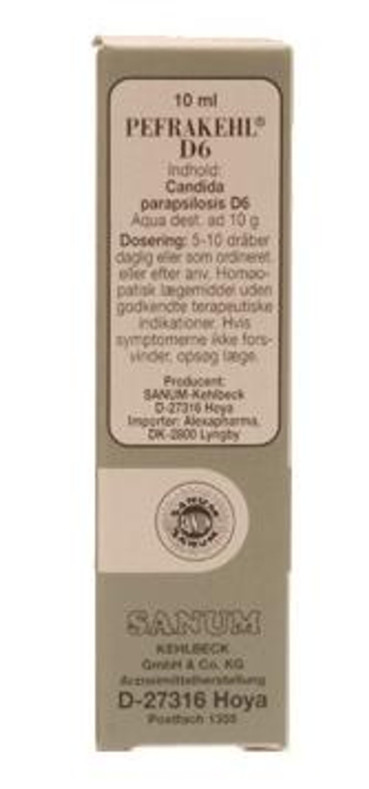 Pefrakehl dråber, 10ml.