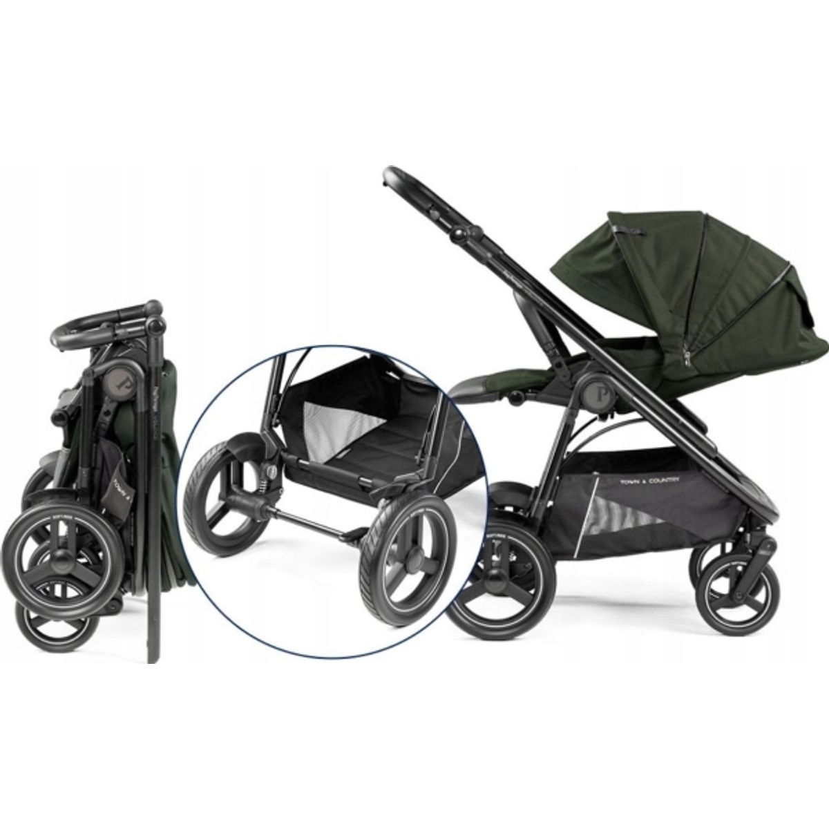 Peg Perego Sportsklapvogn Veloce Tc, Grøn, Ip29000000fg74pl01